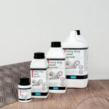 Polyvine Heavy Duty Interior Varnish Satin or Dead Flat Finishes – Quick Dry Varnish – Polyurethane, Water-Based, Water Resistant Coating for Indo