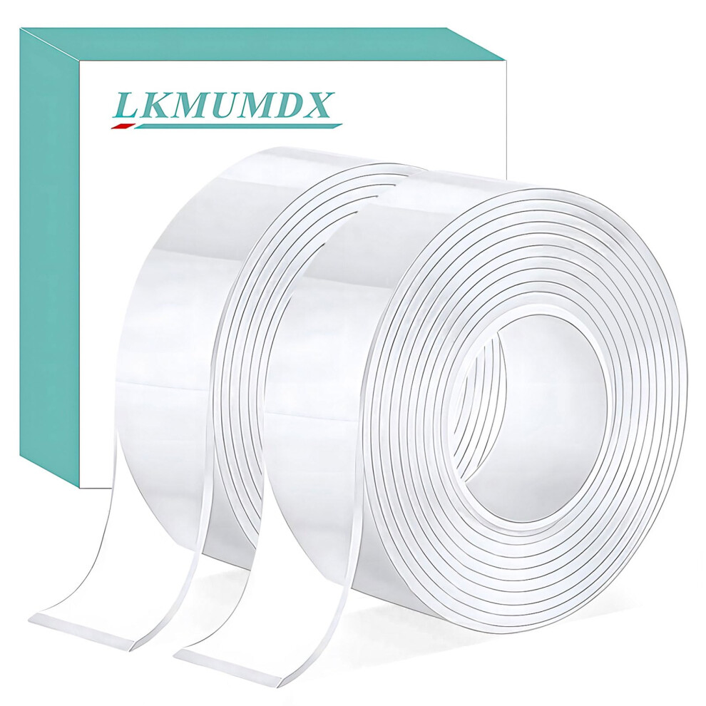 Lkmumdx Double Sided Nano Tape Heavy Duty, Strong Sticky Extra Large (3.0M*3Cm*2 5000689514336