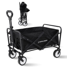 Walden Sports Folding Festive Trolley - Foldable Camping Cart with All-Terrain W