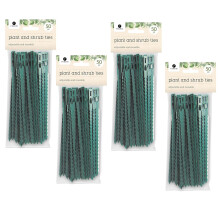 FERRIS Garden Plant Ties 200 Pack - Adjustable Heavy Duty Shrub Ties, Weatherproof Reusable Plant Support Ties for Climbing Plants, Trees, Tomatoes &