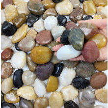 FANTIAN 18 Kgs Garden Stones, 30-50 mm Decorative Pebbles Stones for Plant Pots, Garden, Aquarium, Vase, Ponds and Fountain