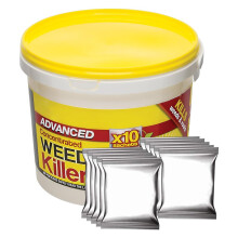 Weed Killer Advanced Concentrated 10 Sachets Extra Strong with Glyphosate Super