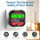 Socket Tester RCD Plug Outlet Tester, Electrical Receptacle Detector with LCD Display, 90-250V Power Socket Automatic Electric Circuit Polarity Volta 3