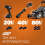WORX WORX WA3639 20V 2.0Ah PowerShare Battery 6