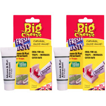 The Big Cheese Mouse and Rat Attractant – 26g, Poison-Free Paste in Squeezy Tube, Use to Re-Bait Traps, Safe-to-Use Around Children and Pets (Pack o