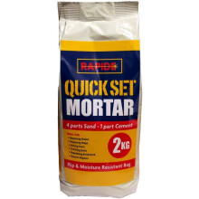Hi-Performance Cement Ready Mixed Concrete Quick Set Mortar Bag 2kg (Quick Set M