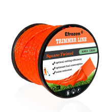 Weed Trimmer Line, Orange Square Twisted Trimmer Line .080" Diameter X 551',Heav