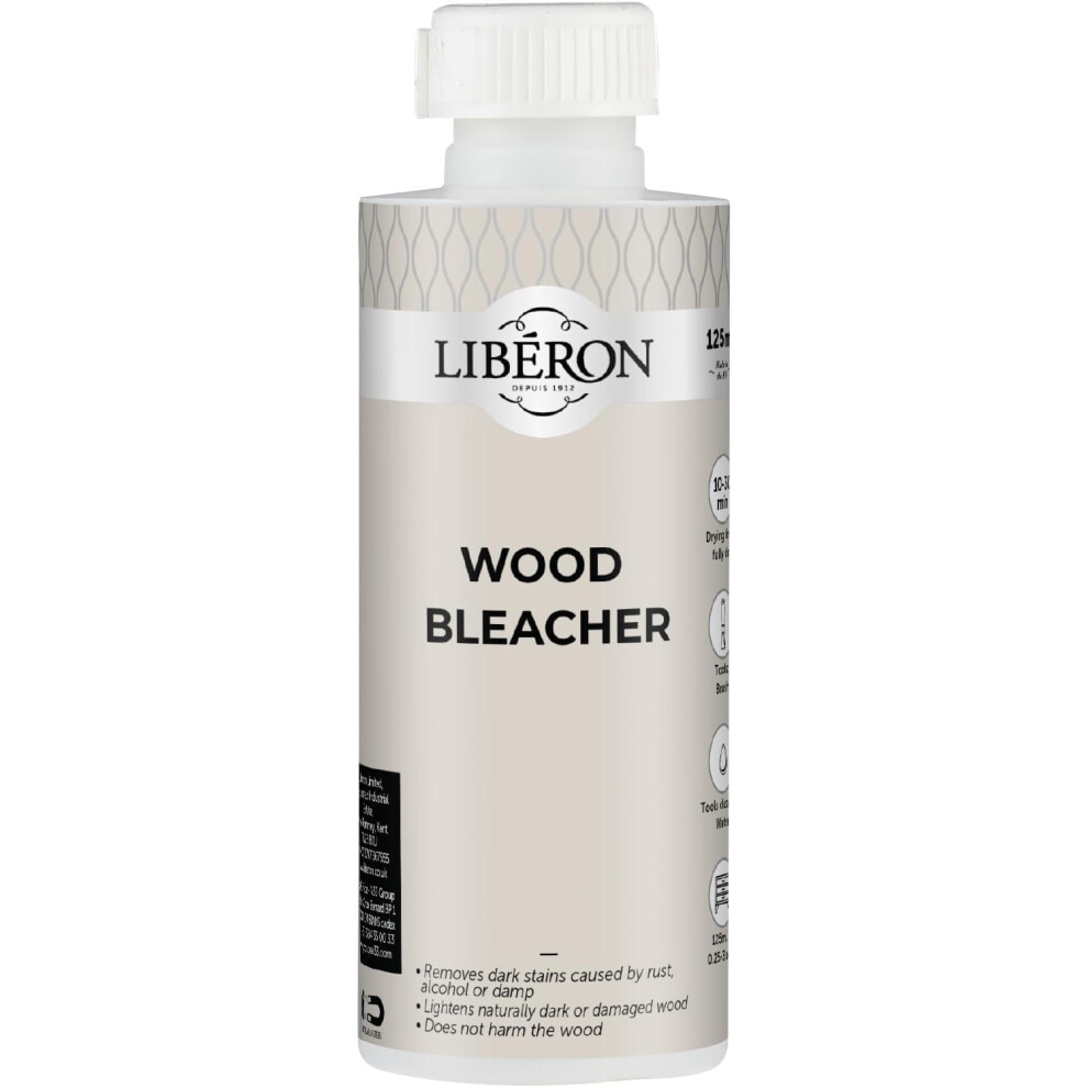 Liberon Wood Bleacher 125Ml (Pack Of 5) 5009267371927