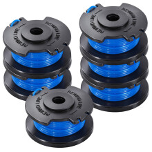 Gekufa Strimmer Spool Compatible with Ryobi One+ AC14RL3A, 18V, 24V Cordless Trimmers 6pack 1.65mm Autofeed Replacement Strimmer Spools for Compatibl