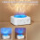 Wave Projection Light  Speaker Wireless MP3 Music Player RGB Atmosphere Light Hifi Audio System 7