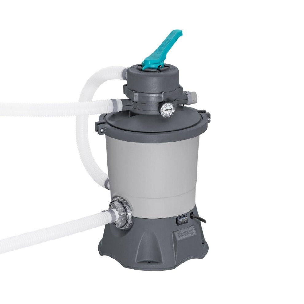 Bestway 950 Gal Sand Filter Pump – Above Ground Pool Sand Filter, Compatible With Filter Balls