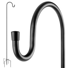 SEGNAYEN Shepherds Hooks, 2PCS 158CM Bird Feeder Pole, Bird Feeding Hanging Station Stand, Shepherds Crook Garden Hooks for Garden Lights, Lanterns,