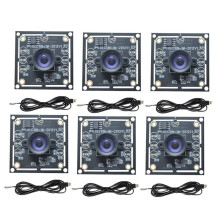 6PCS 100 Degree Camera Module 1MP OV9732 1280x720 30fps USB Camera Module Drive Free with 1.5M Cable for WinXP/7/8/10