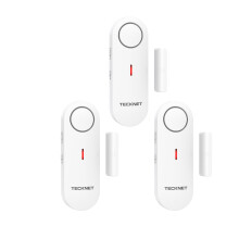 TECKNET Door Alarm Sensor, Window Alarms Sensors, 2-in-1 Alarm & Chime, 3-level