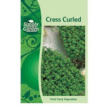 Simply Garden Cress Curled Seeds Vegetable Herb Sprouting Grow Your Own Garden