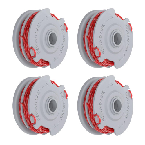 Strimmer Wire, 4 PCS Strimmer Spool Line Compatible with Flymo FLY021/513937190