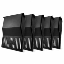 FIXINGS DIRECT] XDrain Black Plastic Drain Covers Leaf Stop For Outdoor Drain Cut To Size - Multiple Pack Sizes - Outdoor Drain Cover For Leafs, Snow