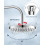Hibbent Fixed Shower Head 8 Inch Rainfall Showerhead, Round, Chrome 4