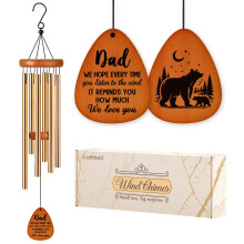 Gift for Dad, Dad Wind Chimes, Father's Day Best Gift for Dad, Birthday Present for Father from Daughter Son, Present for Dad, Father, Husband, Men,