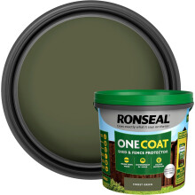 One Coat Fence Life Paint – 5L Forest Green – Durable, Weatherproof Wood Paint f
