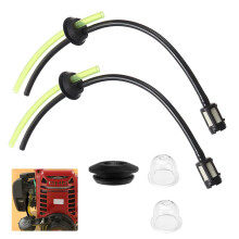 2 PCS Universal Fuel Line Fuel Pipe for Strimmer Trimmer Brush Cutter Mower Lawn