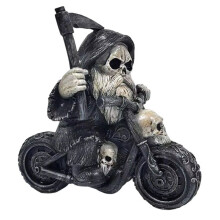 Reaper Statue Desktop Skeleton Reaper Statue Decorative Figurine for Themed Bars Halloween Dining Table Bedside Window