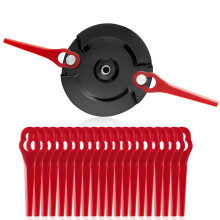 【Upgrade】Double Blade Holder Cutting Disc for Einhell Cordless Grass Trimmer, 20 Pieces Blades