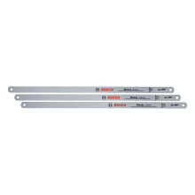 Bosch Hacksaw Blades Clean 300mm 3-Piece (Accessories for Hacksaw 300mm; 32 TPI; Durable Bi-Metal Blade for Clean Cuts in Metal, Wood, Plastic, Compo