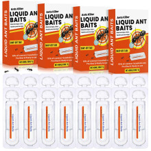 Ant Killer Bait Stations - Ant Traps Indoor Pet Safe, Liquid Bait to Eliminate Ants - Bait System - (16 x 10 ml) Stations for Effective Indoor Ant Co