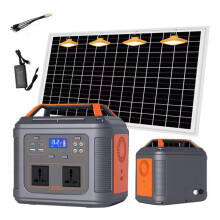 Rexhan 550W Portable Power Station, LiFePO4 Battery, Mobile Battery Power, Solar