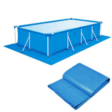 Pool Ground Cloth, Foldable Swimming Pool Floor Protector, Waterproof Rectangular Pool Mat for Frame Pool and Above Ground Swimming Pools (250 * 340c