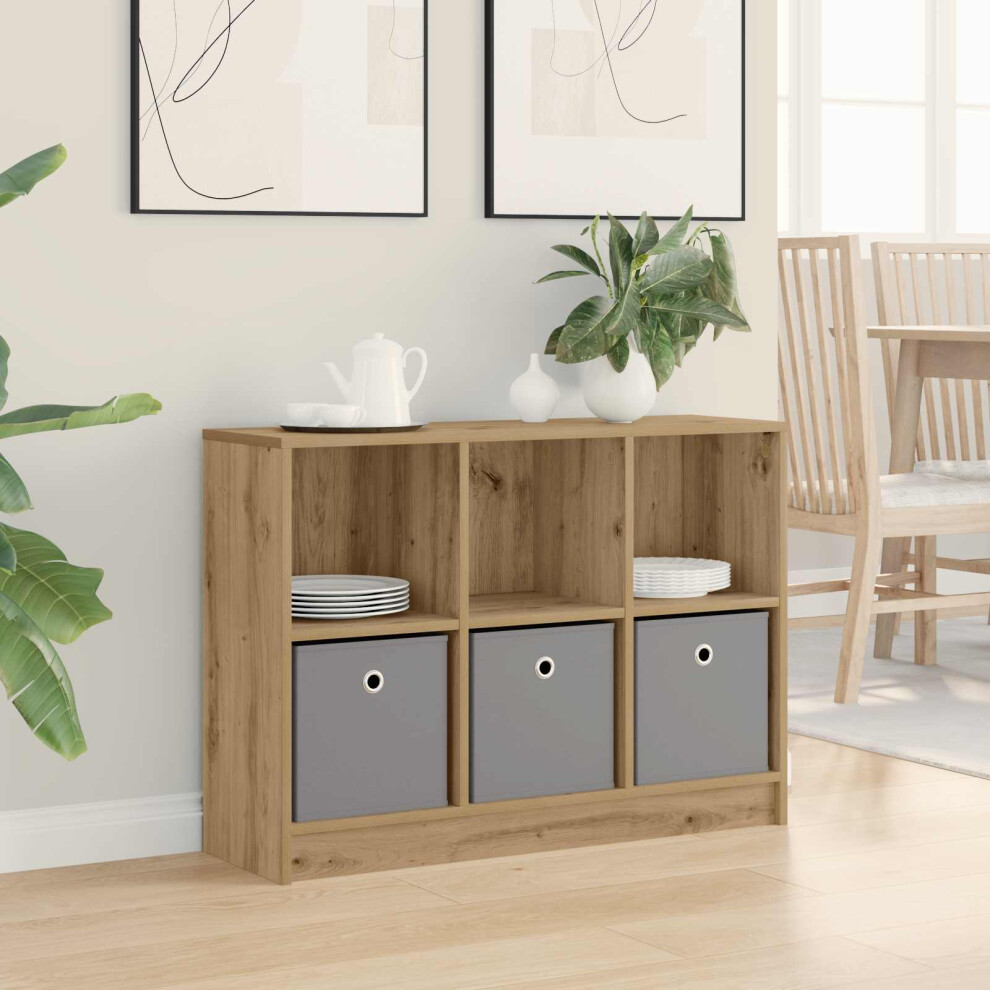 Vidaxl Sideboard With Drawer Artisan Oak 88.5 X 27.5 X 63.5 Cm