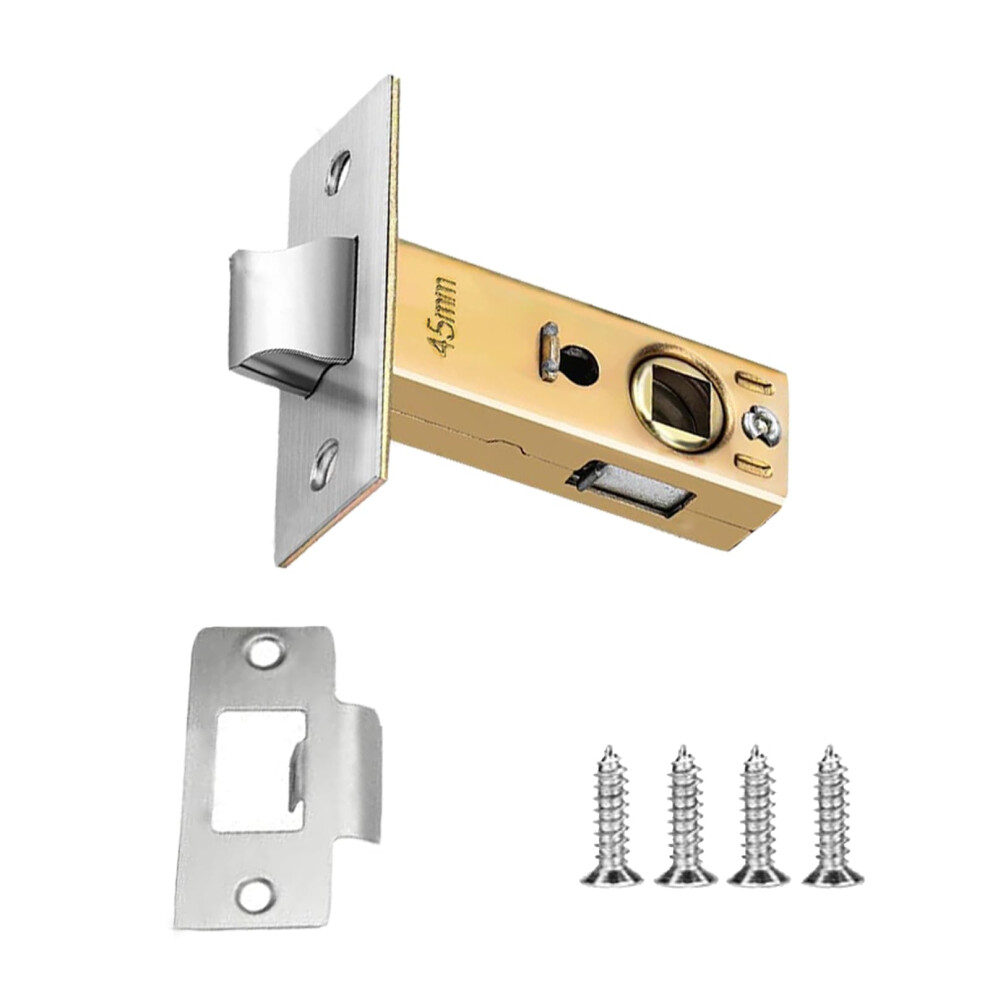 45Mm Tubular Latch,Forked Mortice Latch,Internal Door Lock Mortice Latch Mute Door Sprung Latch Tubular Mortice Latch For Internal Doors Sprung Lever 5006661265005