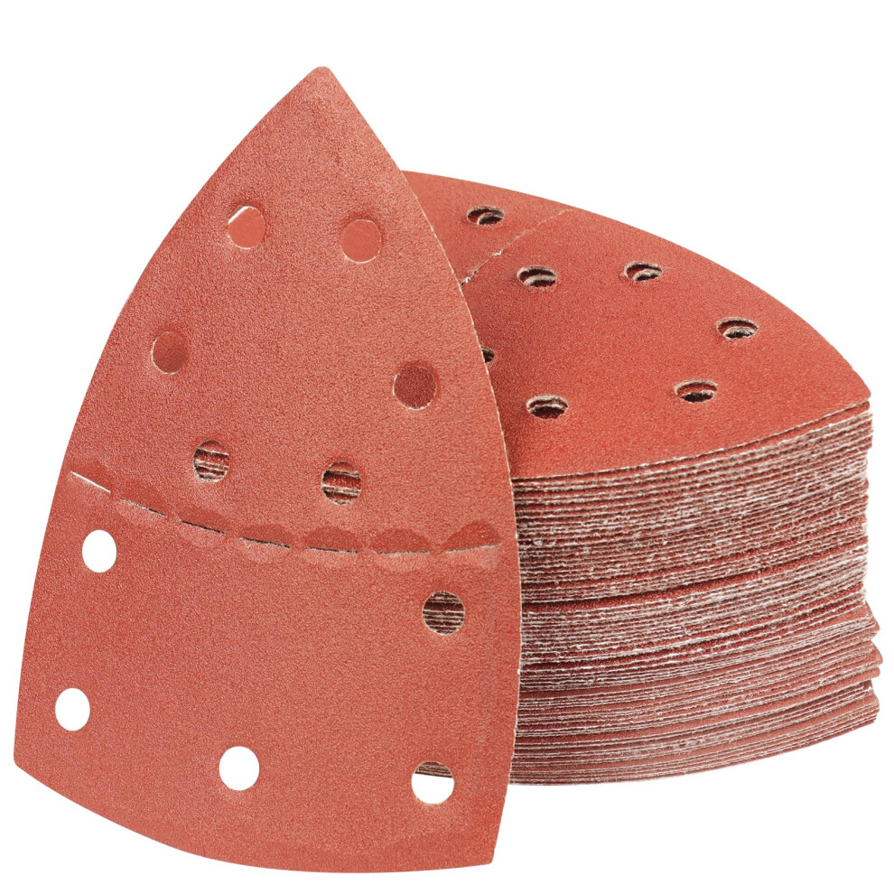 Pmiqsa 100Pcs 150 Grits Sanding Pads Mouse Sander Pads 11 Hole Sanding Sheets Hook Sandpaper Sheets For Multitool Detail Sander Paper 5008332444108