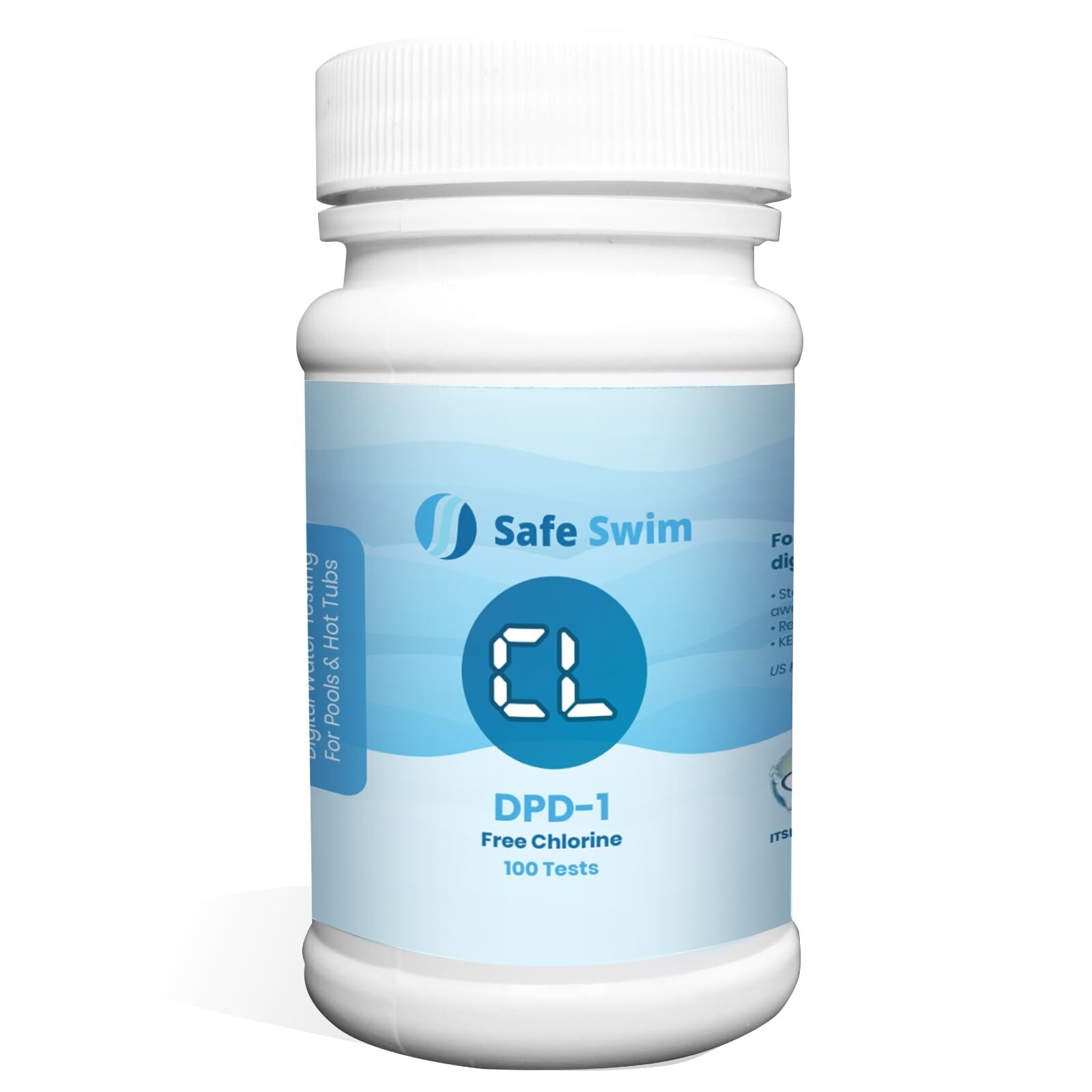 Safe Swim Meter Reagent DPD-1 Free Chlorine (For Use With Safe Swim ...