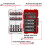 Einhell Original Einhell M-CASE 35-Piece Impact Bit and Socket Set (25 mm Bits, 50 mm Bits, Hexagon Sockets, Long Sockets, Socket Adapter, 60 mm Bit Holder I 3