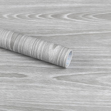 Abyssaly Wood Effect Sticky Back Plastic Roll, Grey Vinyl Wrap Self Adhesive Wallpaper, Waterproof Removable Wallpaper, Vintage Peel and Stick for Fu
