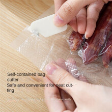 Macchina Sottovuoto Portatile per La Conservazione Degli Alimenti, Include 10 Sacchetti Compatti per Cucina Domestica, Campeggio, Viaggi, Spina UE