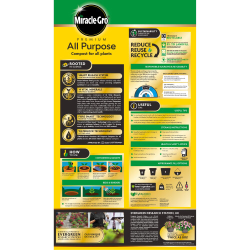 Miracle-Gro Miracle-Gro All Purpose Compost, 40 Litre 1