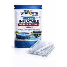 Inflatable Repair Patches – Underwater Pool & Hot Tub Repair Kit, Clear Invisibl