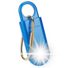 130dB Personal Safety Alarm Ultra Bright Strobe Light Loud Sound Keychain Siren with Carabiner for Women, School Children, Night Runners. Hiking Alar