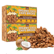Legigo 2 Pack Coco Husk Chips- 2.2 LB 100% Organic Coconut Coir Chips Brick Pott