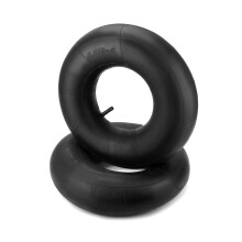 QWORK 2 Pieces 13 x 5.00-6 Inner Tube Tire, Replacement Inner Tubes, Straight Valve, for Lawn Mowers, Wheelbarrows