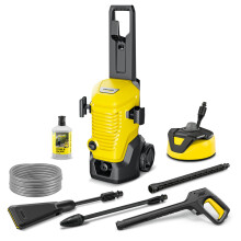 Kärcher high-pressure washer K 4 WCM Flex eco!Booster Home, pressure: max. 130 bar, flow rate: 420 l/h, coverage: 30 m²/h, weight: 11.5 kg, extra fl