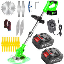 Cordless Strimmer Garden Strimmer Battery Strimmers Cordless Equipped With 2 Rechargeable Batteries 3-In-1 Strimmer Cordless Grass Trimmer Grass Cutt