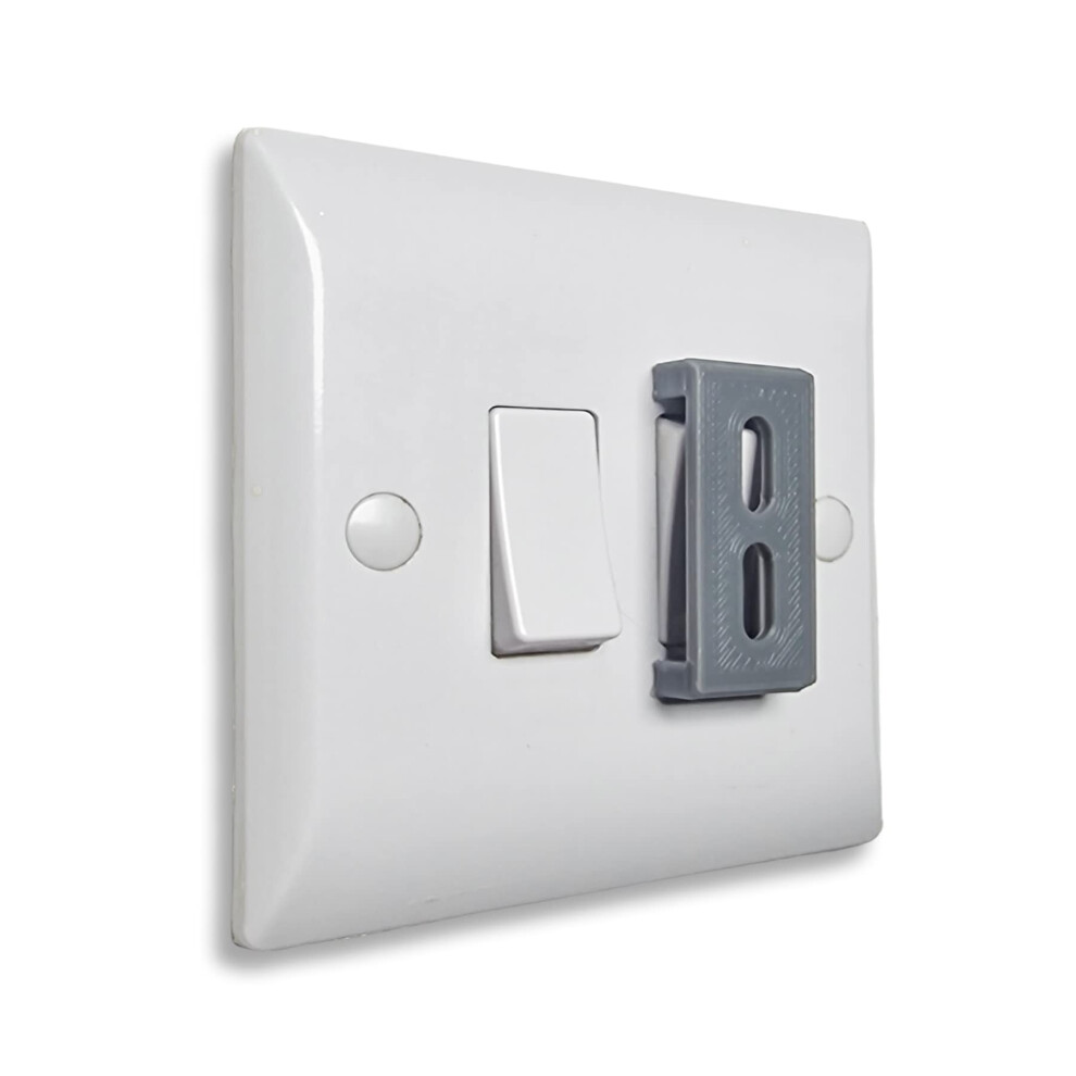 Decoralin 4 Pack Light Switch Cover Guard Caps Prevents Kids Or Accidental On Off Switching Whilst Allowing Easy Access For Intentional Switching (Gr 5000971112240