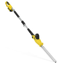 Cordless Pole Hedge Trimmer, PHIWOS 2.0Ah Battery and Charger Include – Electric Hedge Cutter with Telescopic Extendable Reach – Dual Action Blade