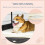 Cama de vime em formato de casinha para cães com almofada, cor marrom café. 7