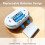 FUMIXTEX Carbon Monoxide Detector with LCD Display,CO Alarms Replaceable Battery 5