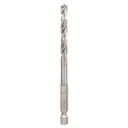 Bosch PRO Wood HSS Brad Point, 6mm x 106mm, HEX, 1 Pc